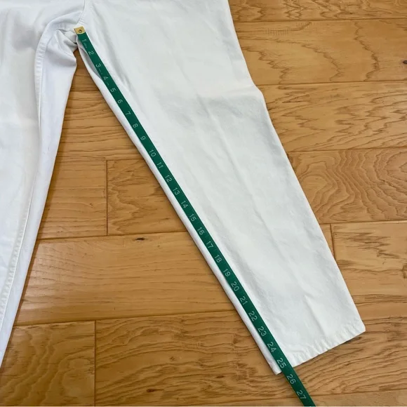 Vintage 90s Orange Tab Levi’s 950 Tapered Leg Jeans White Wash Size 8 - Picture 14 of 16